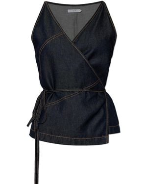 IRO Denim Top "Renata" - Black