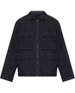 Lemaire Lightweight Jacket With Pockets - Blue