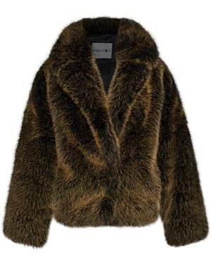 Stand Studio "India" Faux Fur - Green