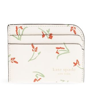 Kate Spade Leather Card Holder - White