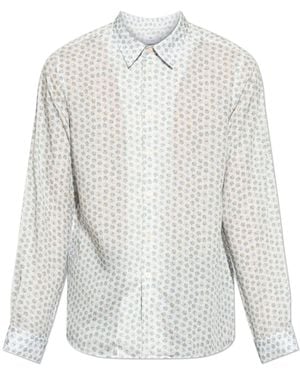 Paul Smith Shirt With Floral Motif - White