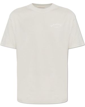 Eleventy T-Shirt With Printed Logo - White