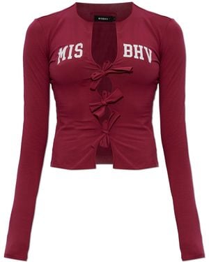 MISBHV Top With "Z" Logo - Red