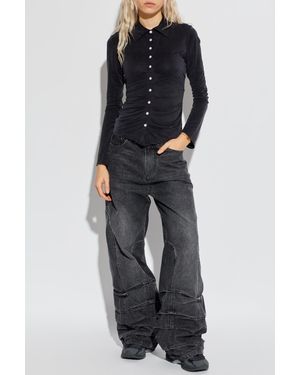 AVAVAV Draped Shirt - Blue