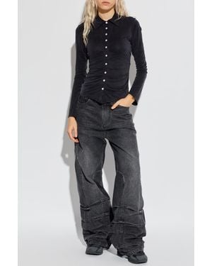 AVAVAV Draped Shirt - Blue