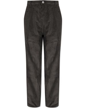 Ami Paris Corduroy Trousers - Black