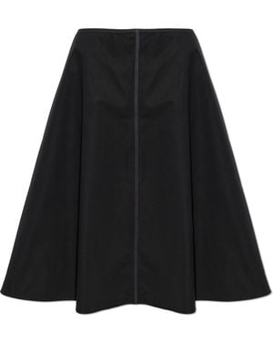 Marni Cotton Flared Skirt - Black