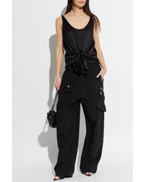 Ganni Cargo Pants - Black