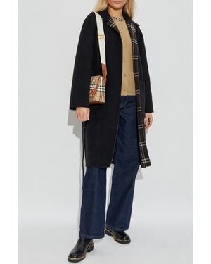 Burberry Double-Sided Coat "Tunbridge" - Blue