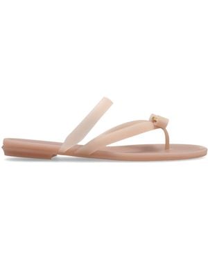 Ferragamo Rubber Flip-Flops "Jealsa" - White