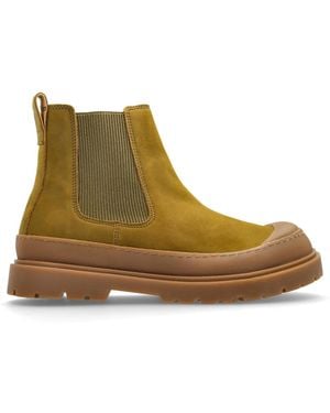 Birkenstock Chelsea Boots "Prescott Slip On" - Brown