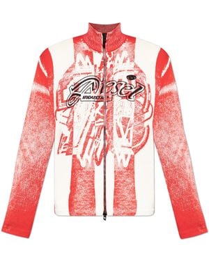 DIESEL Cardigan 'K-Oliba-Jkt' - Red