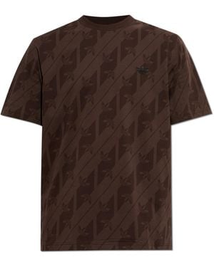 adidas Originals Monogram T-Shirt - Brown