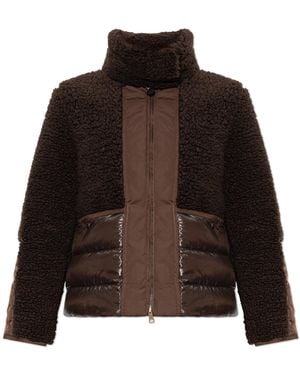 Moncler Quilted Jacket 'Glorieux' - Brown