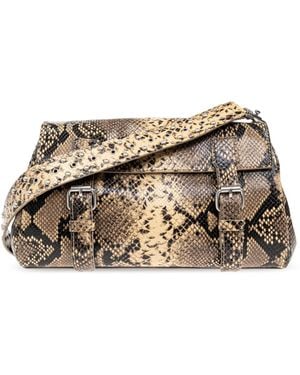 Dries Van Noten Leather Bag - Metallic