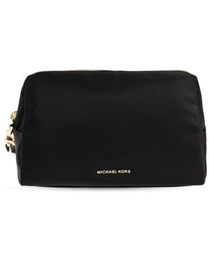 MICHAEL Michael Kors Cosmetic Bag With Logo - Black