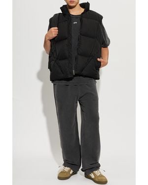 Off-White c/o Virgil Abloh Straight-Leg Sweatpants - Black