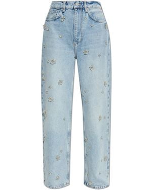 AllSaints Jeans With Appliqués - Blue