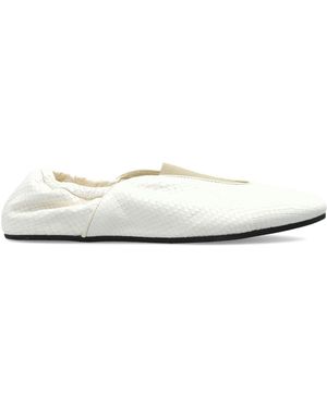 Jacquemus Leather Ballerinas - White