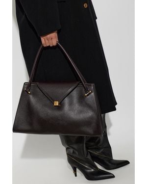 Versace Leather Tote Bag 'Severine' - Black