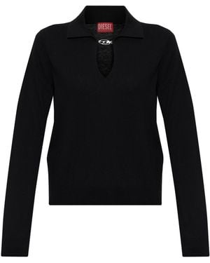 DIESEL Polo 'M-Lilli' - Black