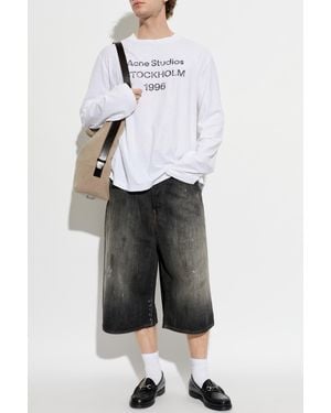 Acne Studios Jeans Pants With A 'Vintage' Effect - Gray
