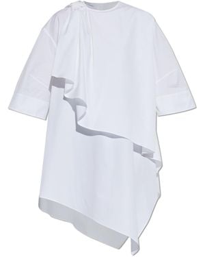 Givenchy Dress With A Bow On The Shoulder - White