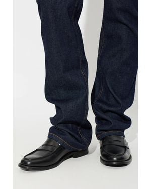 Etro Leather Loafers - Blue