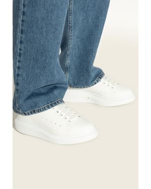 McQueen Sports Shoes With Logo - Blue