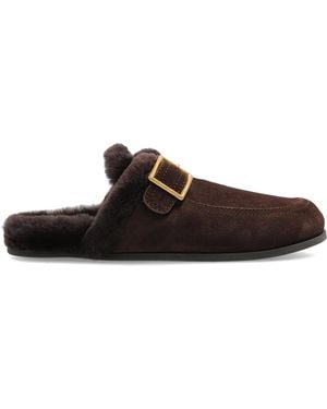 Jimmy Choo 'Biker' Slides - Brown
