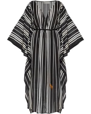 Tory Burch Ribbed Dress - Black