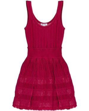 Alaïa Sleeveless Dress - Red