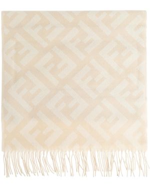 Fendi Cashmere Scarf - Natural