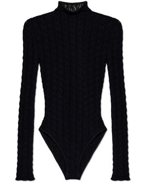 Alaïa Bodies With Turtleneck - Black