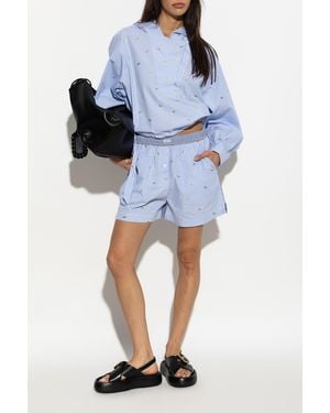 Munthe "Binyamin" Shorts - Blue