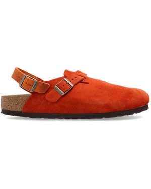 Birkenstock 'Tokio Ii Suede' Shoes - Red