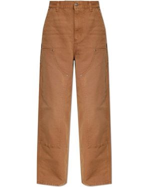 Carhartt 'Brandon Double Knee' Jeans - Brown