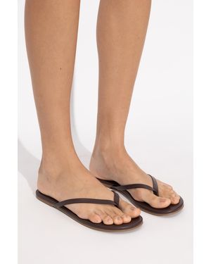 Melissa Odabash Slides With Logo - Brown