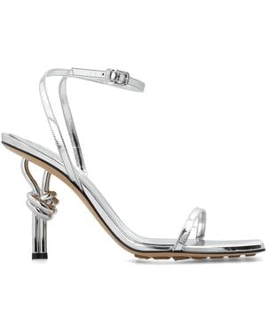 Bottega Veneta 'Knot' Heeled Sandals - White