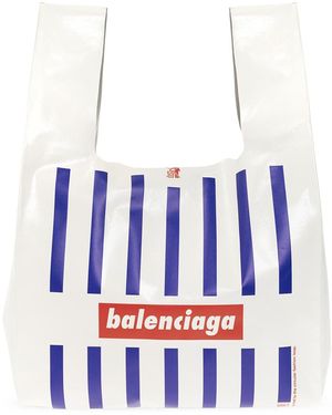 Balenciaga 'monday' Shopper Bag - White