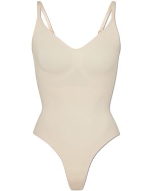 Skims Shaping Bodysuit - White