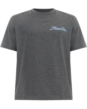 Lanvin Logo T-Shirt - Grey