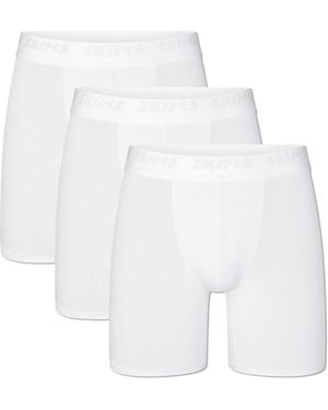 Skims Three-Pack Of Boxers - White
