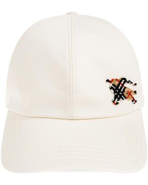 Burberry Baseball Cap - White