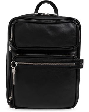 Acne Studios Leather Backpack 'Camero Gym' - Black