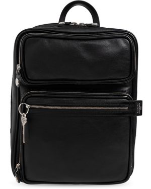 Acne Studios Leather Backpack 'Camero Gym' - Black
