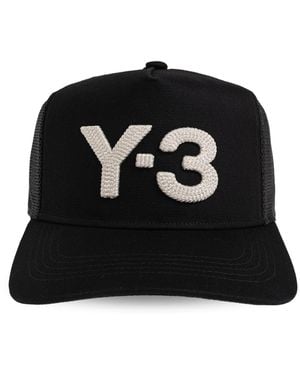 Y-3 Cap With Logo - Black