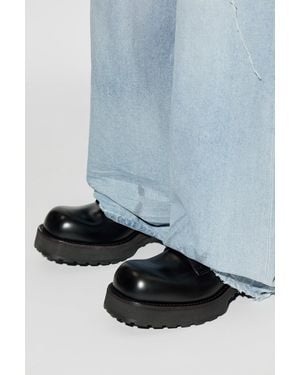 Balenciaga "Venom" Derby Shoes - Blue