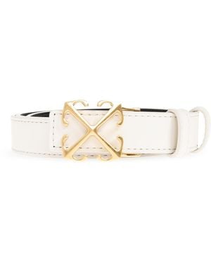 Off-White c/o Virgil Abloh Leather Belt - Natural