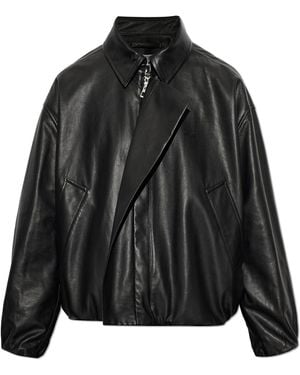 Loewe Leather Jacket - Black